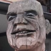 Manfred Martin - Holzskulptur - Tübingen - Christophstraße