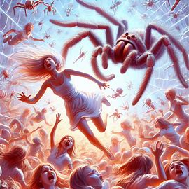 🕷️ spinne springt mich an