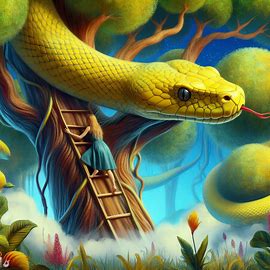 🟡 🐍 gelbe Schlange