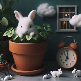 🐇 Kleines weißes Häschen