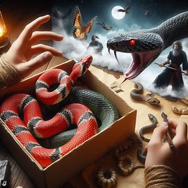 🐍 Klapperschlange im Karton