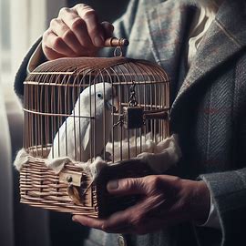 🦅 Papagei mit Käfig geschenkt bekommen