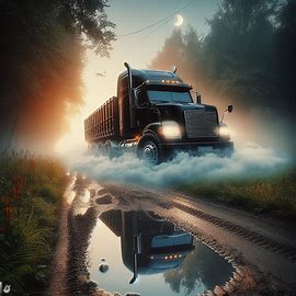 ⚫️ Der schwarze Lastwagen