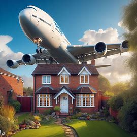 ✈️ 🏠 A360 landet hinterm Haus