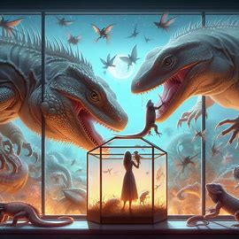 🦎 🦎 Eidechse frisst Eidechse