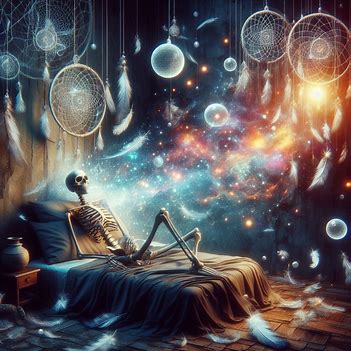 Skelett des Großvaters