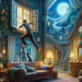 🪟 🏠 Steige durch Fenster ins Haus