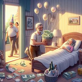 💰 Umschlag mit Geld Geburtstagskarte