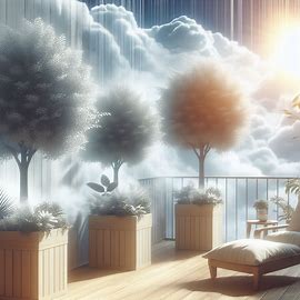 🌳 3 Bäume am Balkon