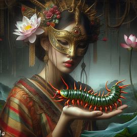 Asiatischer giftiger Tausendfüßler