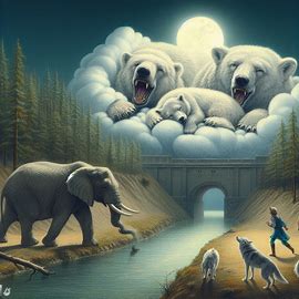 🐘 🐻&zwj;❄️ 🐺 Elefanten, Eisbären, Wolfe