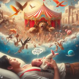 ⛺ 🎪 Zirkuszelt und Baby