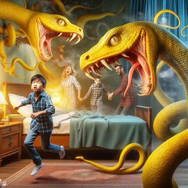 🟡 🐍 GELBE_SCHLANGE fangen und Biss