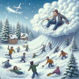 Schneelawinenabgang überlebt