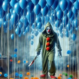 🔵 🎈 Blaue Ballons