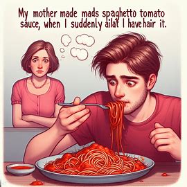 Haare in Spaghetti