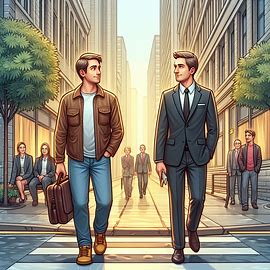 🛣️ Treffe Kollege auf der Straße