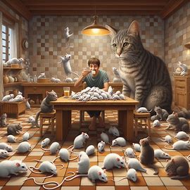 🐱 🐭 Katze jagt Mäuse