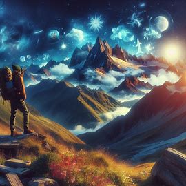 Vom Parkplatz ins Gebirge