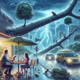 🌳 ⛔ Bäume fallen im Sturm