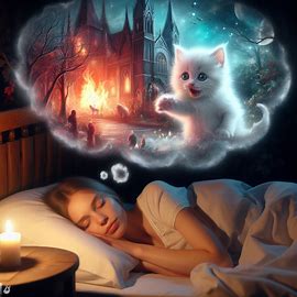 🔥 🐱 Feuer und weiße Katze